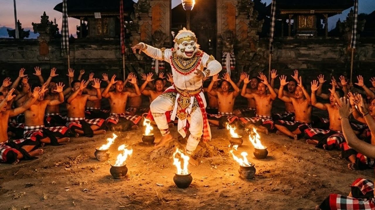 Mengenal Sosok Hanoman dalam Tari Kecak