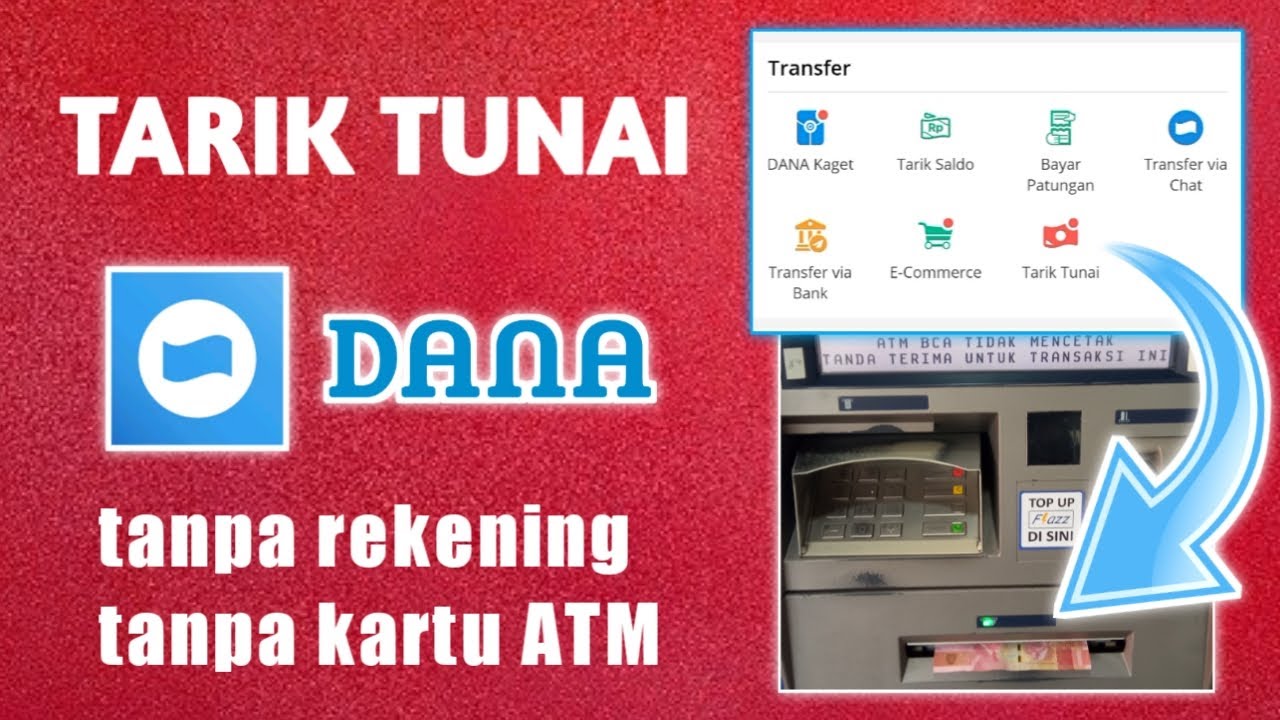 Saldo DANA Bisa Dicairkan Tanpa Kartu ATM, Mau Tahu Caranya?? 