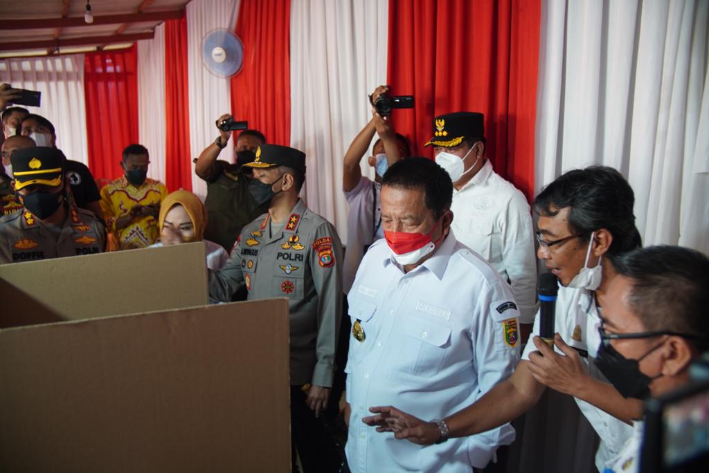 Pilkakam Serentak Lamteng Berlangsung Damai, 30 Incumbent Tumbang