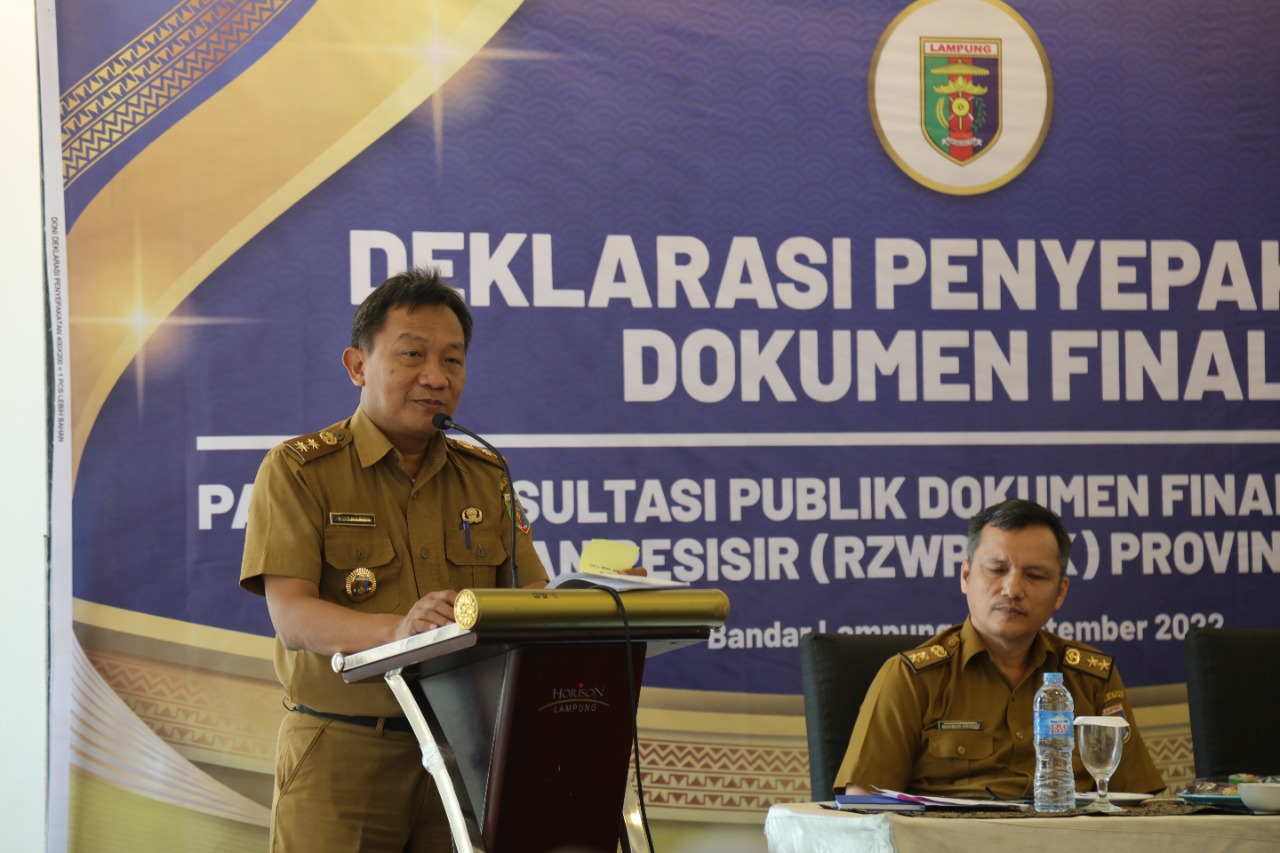 Pemprov Lampung Deklarasi Kesepakatan Dokumen Final Pasca Konsultasi Publik 