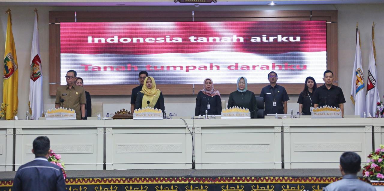 Gubernur Arinal Sampaikan Jawaban Terhadap Pandangan Umum Fraksi DPRD Lampung