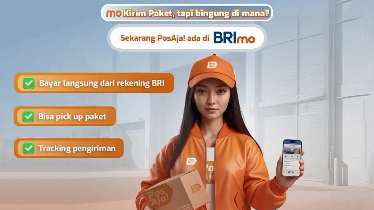 Kerjasama dengan Pos Indonesia, BRImo Hadirkan Fitur Kirim Barang untuk UMKM