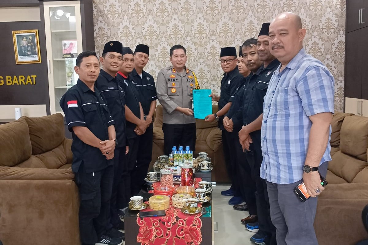 Sambung Silaturahmi, PSHT NIC 068 Cabang Lambar Lakukan Audiensi Dengan Polres Lambar