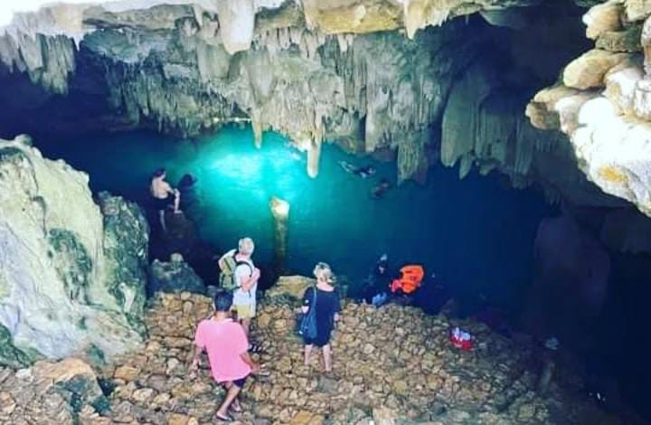 Gua Rangko, Pesona Kolam Alami di Pulau Gusung
