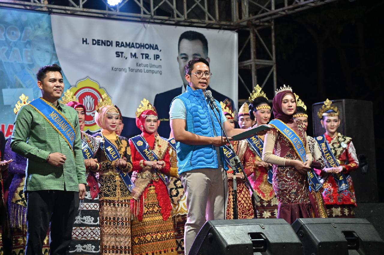 Radityo Egi Dukung Budaya di Gebyar Karang Taruna Lampung Selatan 2025