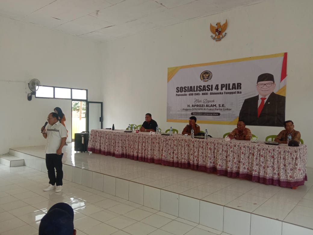 Aprozi Alam Sosialisasikan 4 Pilar Kebangsaan dan Serap Aspirasi Warga Talang Jali  