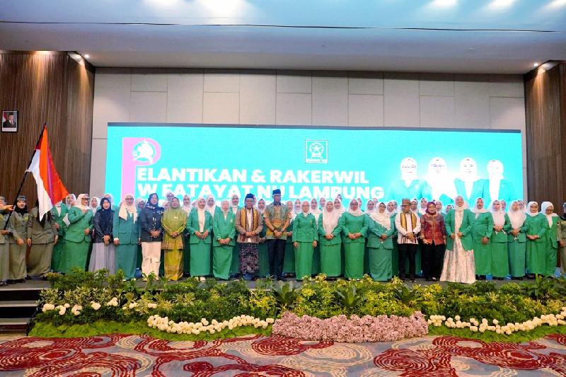Gubernur Mirza Minta Fatayat NU Perkuat Peran Perempuan di Lampung