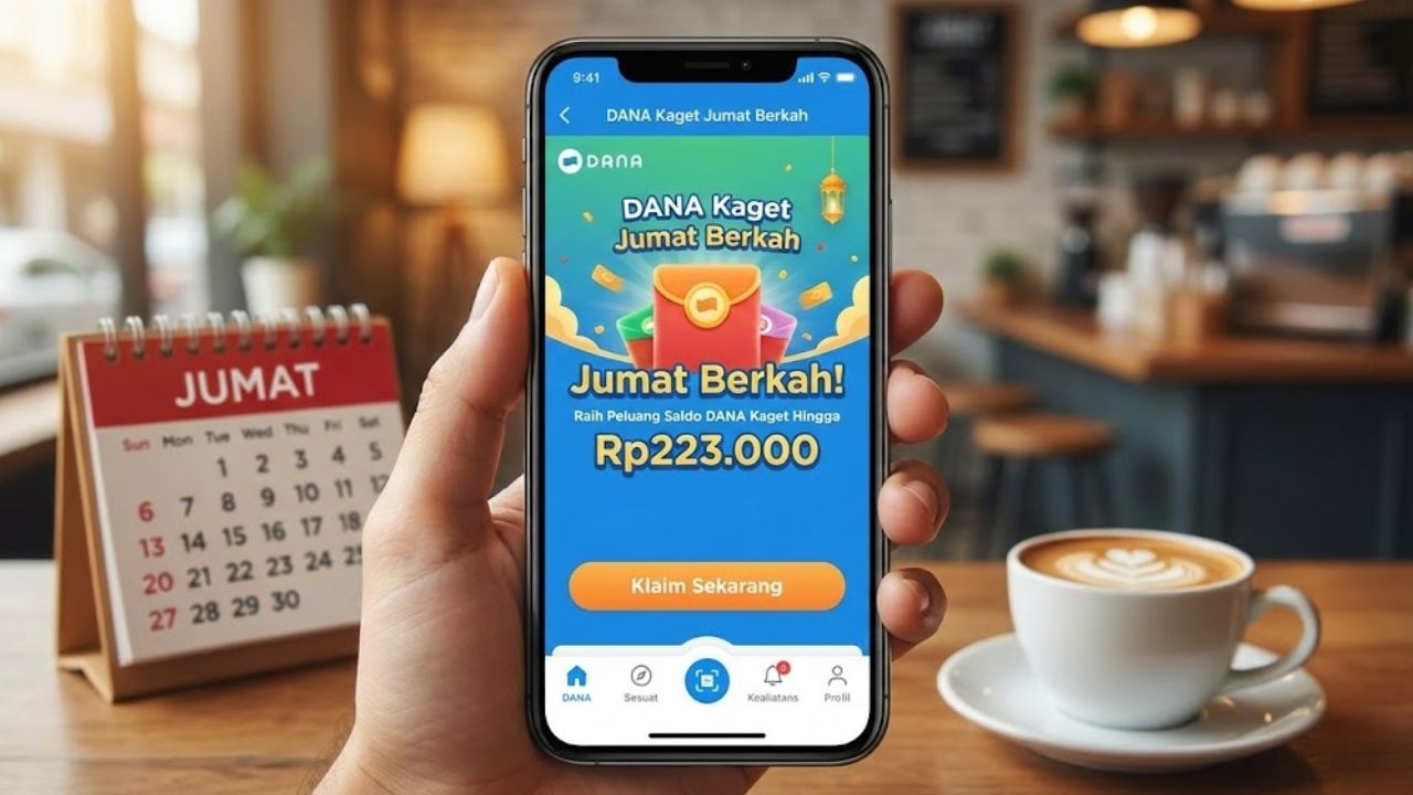 DANA Kaget Jumat Berkah Bagikan Saldo Gratis Hingga Rp223.000