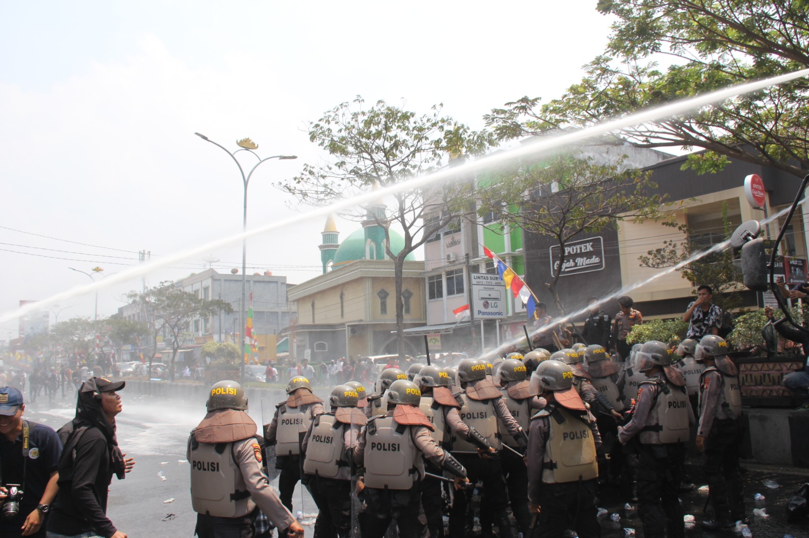 Siap Amanan Pemilu 2024, Polresta Bandar Lampung Simulasi Sispamkota