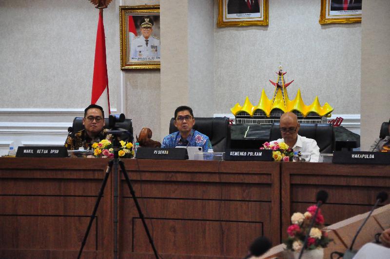 Pemprov Lampung Gelar Rakor Pemantauan Penyelenggaraan Pilkada Serentak 2024