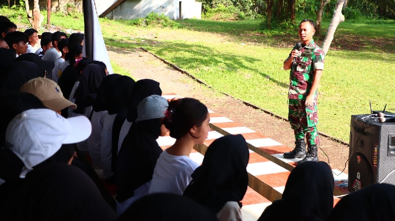 Dandim 0410/KBL Tekankan Pentingnya Integritas kepada Mahasiswa Hukum Unila