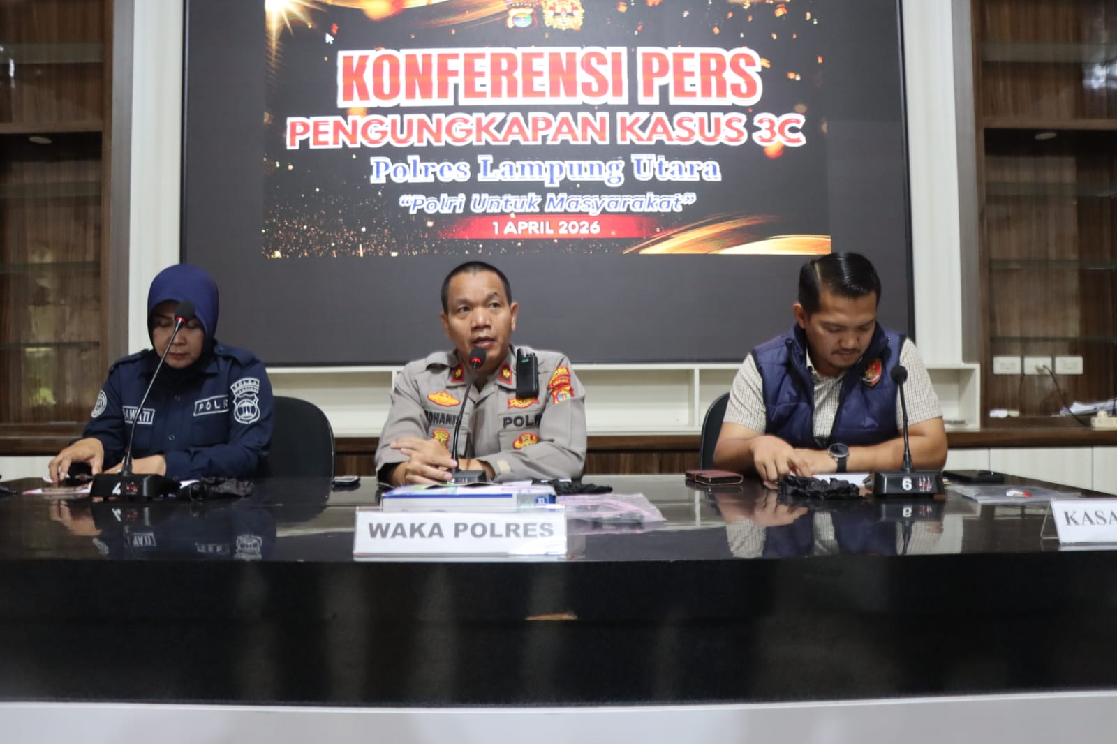 Polres Lampung Utara Ringkus Komplotan Curanmor dan Pembobol Rumah, 5 Pelaku Diamankan