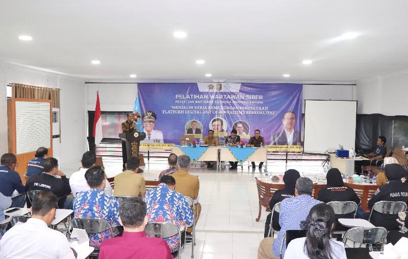 Pemprov Lampung Berkomitmen Dukung Upaya Peningkatan Kualitas dan Profesionalisme Pers