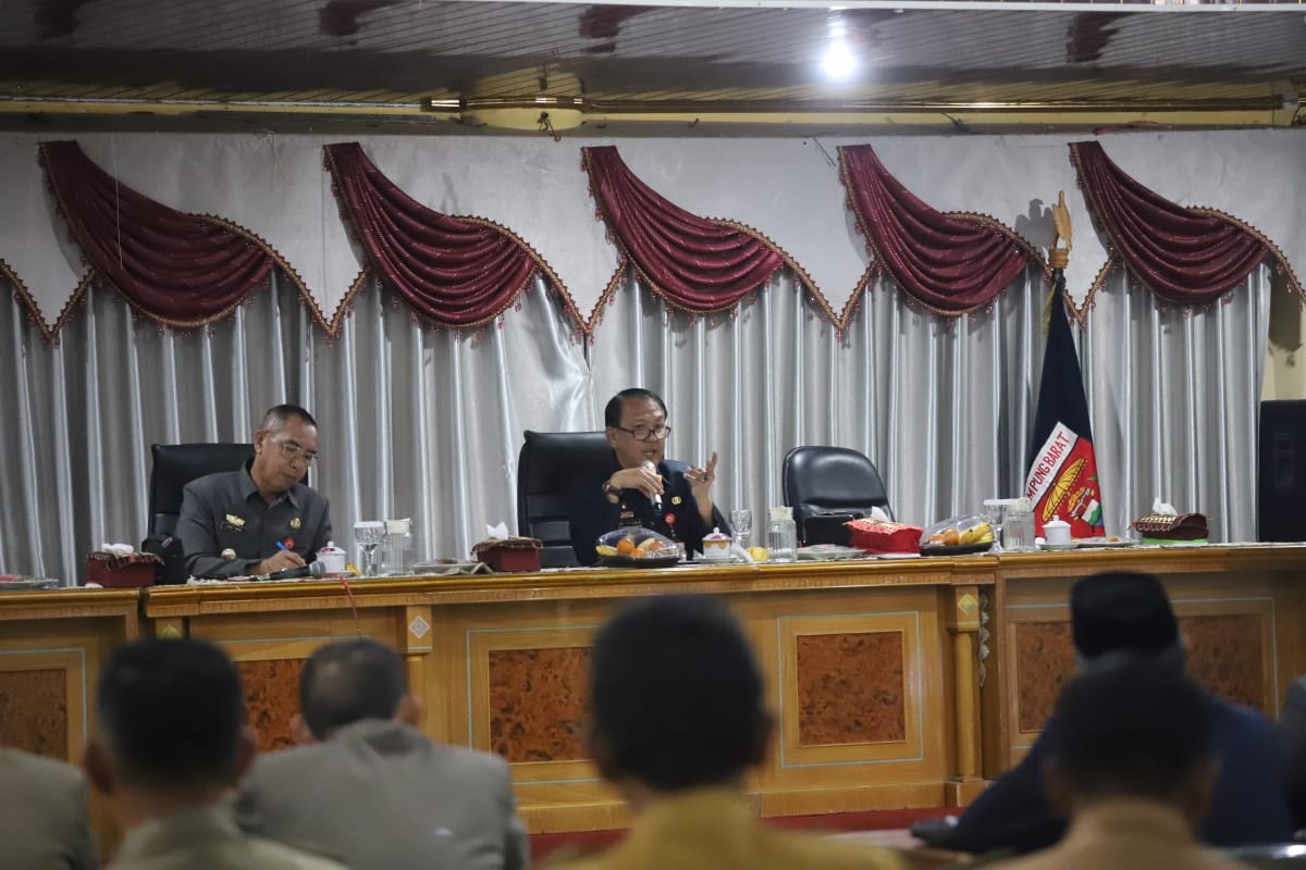 Pj Sekda Lampung Barat Minta Seluruh Stakeholder Sukseskan PIN Polio dan Penanganan TBC