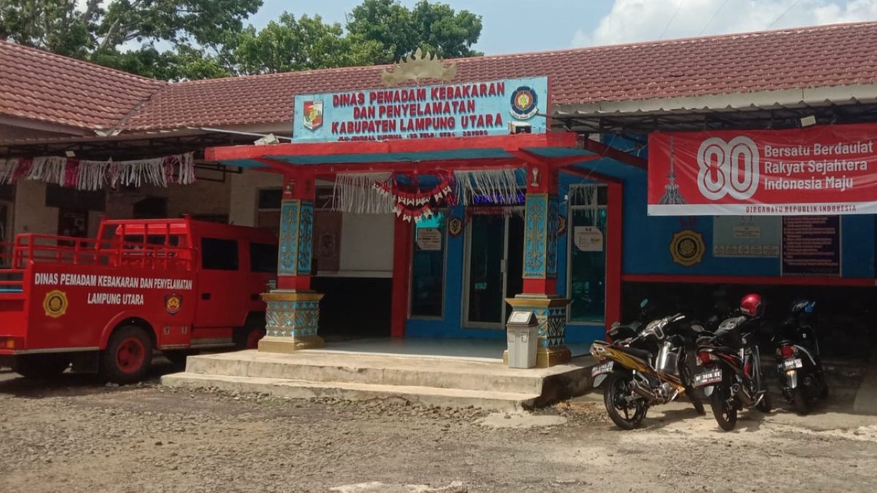 Damkarmat Lampung Utara Catat 23 Kasus Kebakaran, Kerugian Capai Rp1 Miliar