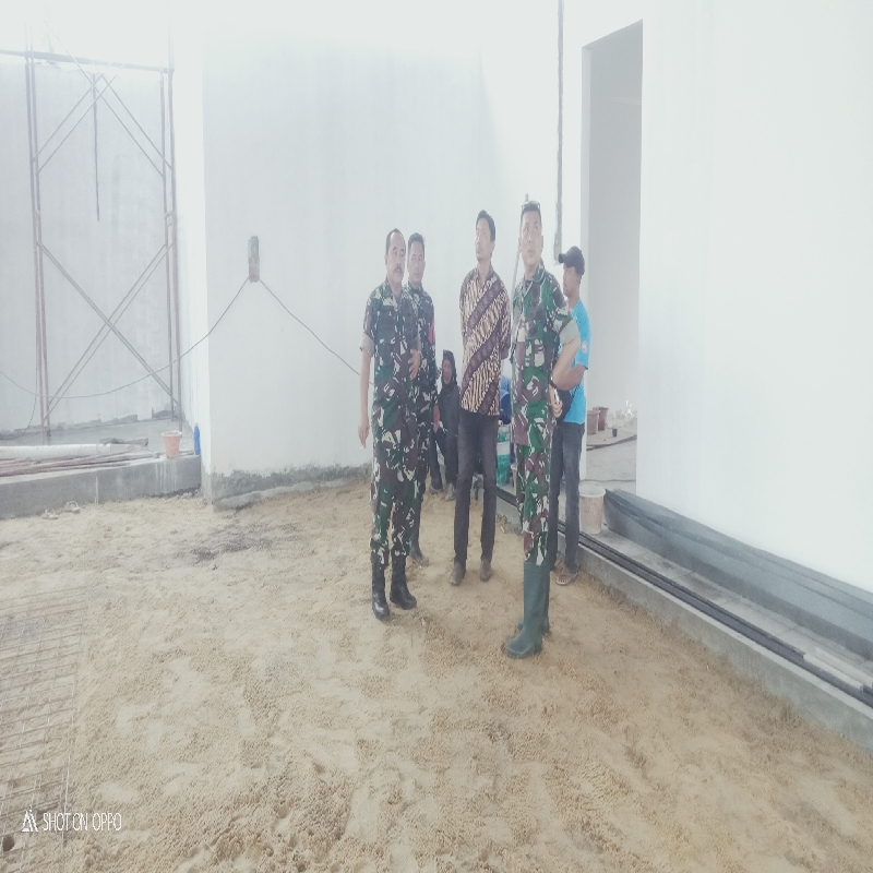 Kodim 0421 /LS Pantau Percepatan Pembangunan Gerai Kopdes di Kecamatan Jatiagung 