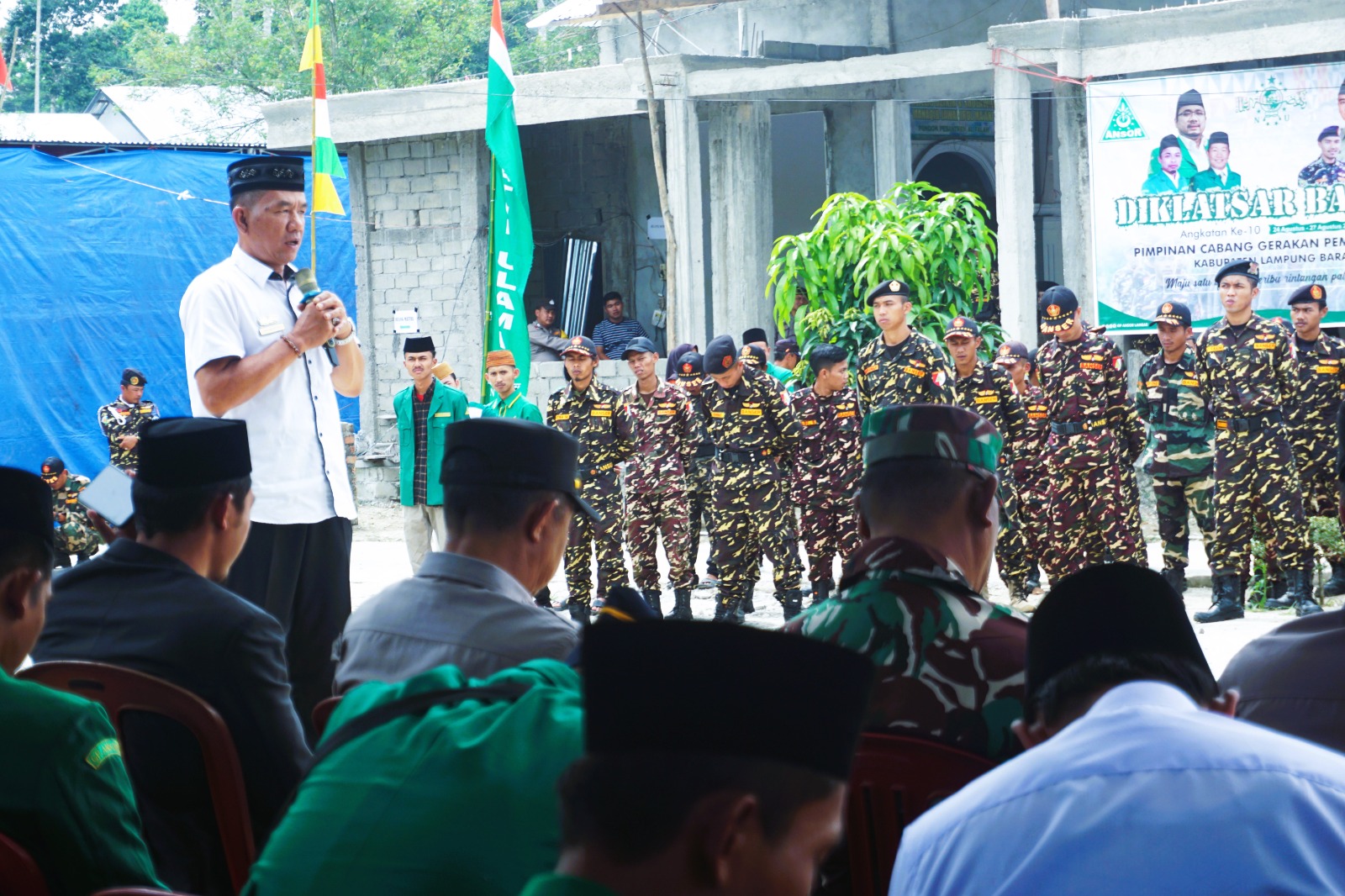 Diklat Banser NU Angkatan Ke-X di Ponpes Al Falah Lampung Barat Diikuti Peserta dari Berbagai Daerah 