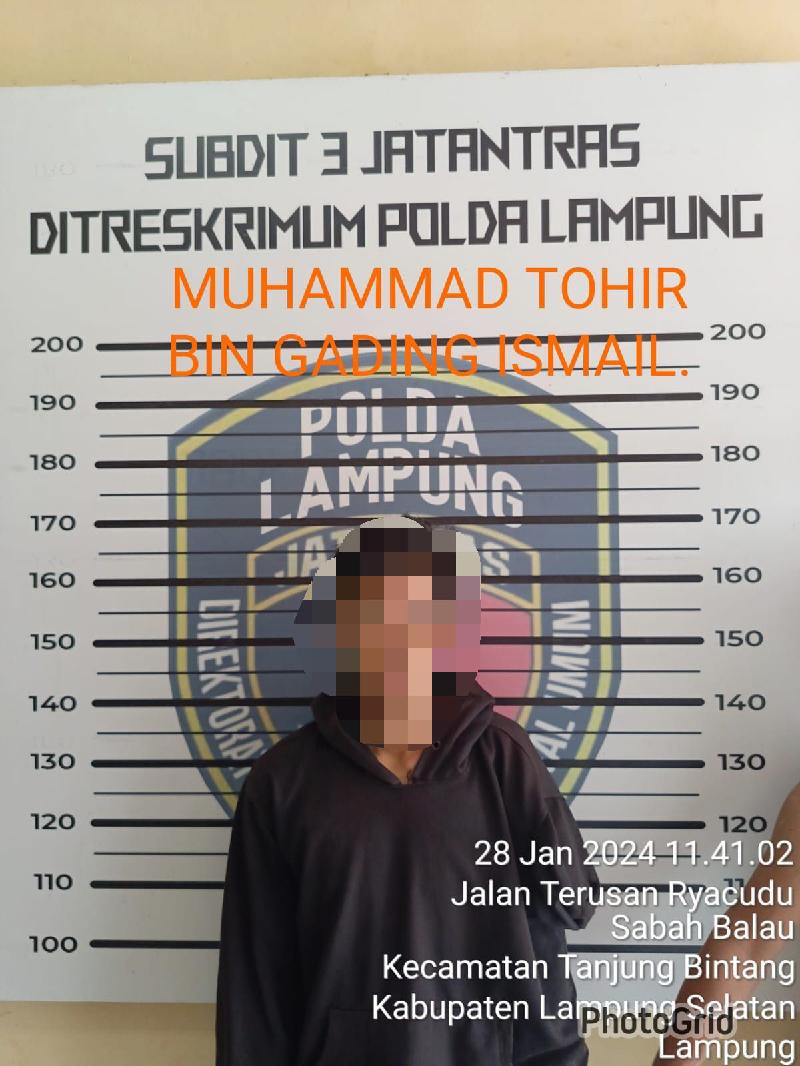 Tekab 308 Presisi Ditreskrimum Polda Lampung Berhasil Ungkap Kasus Tindak Pidana Curat