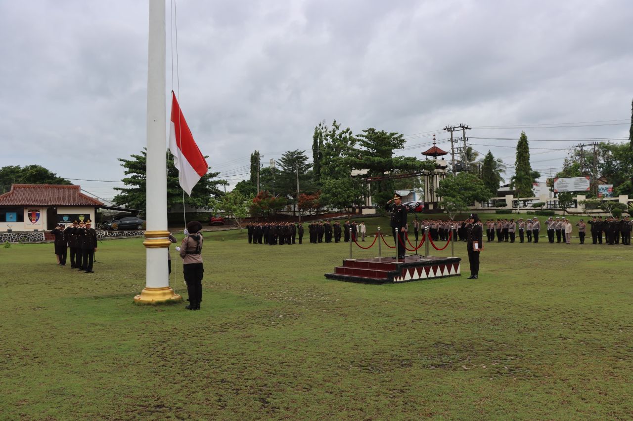 Polres Lampung Utara Gelar Upacara Peringatan Hari Ibu Ke-96