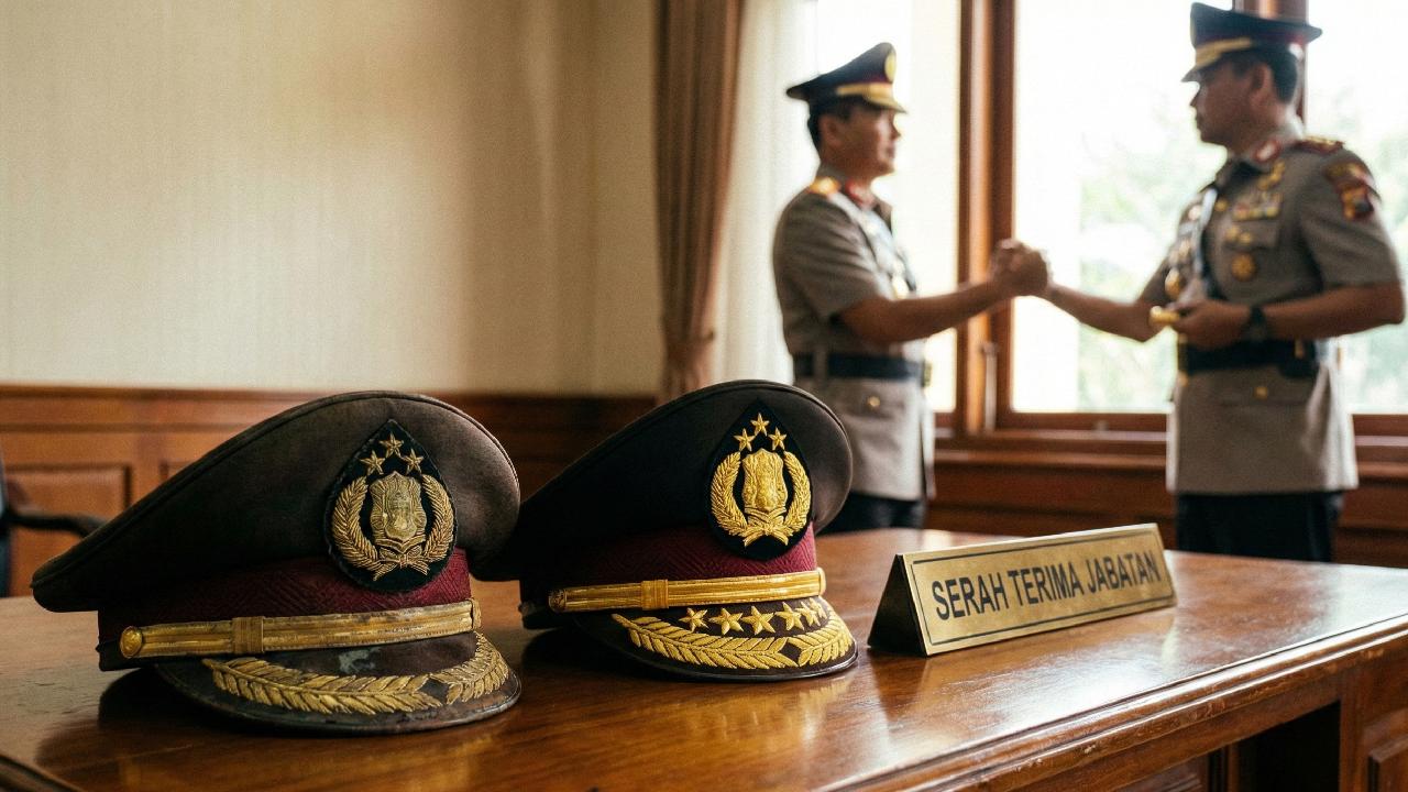 Rotasi Besar Polda Lampung, Sejumlah Kapolres Berganti