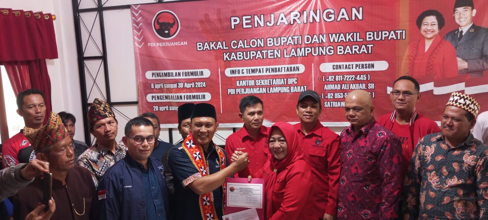 Atas Diperintah Partai, Bambang Kusmanto Maju Sebagai Balon Wabup di PDIP untuk Pilkada Lampung Barat 2024