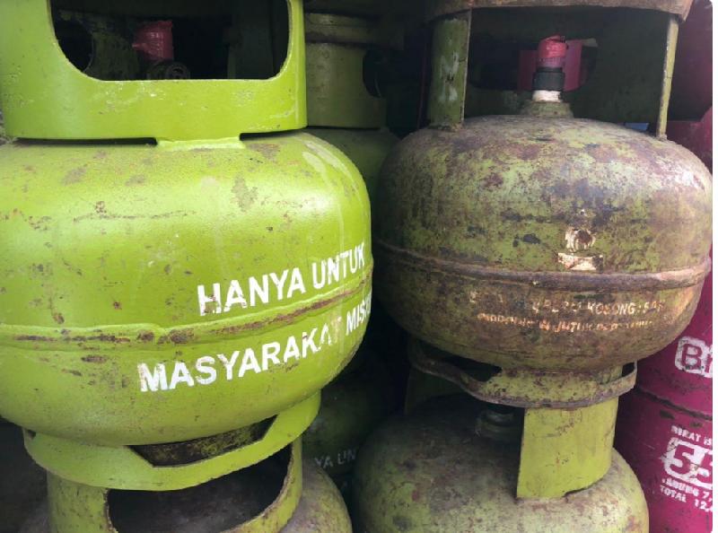 Harga Eceran Gas LPG 3 Kg di Lampung Naik Rp2.000