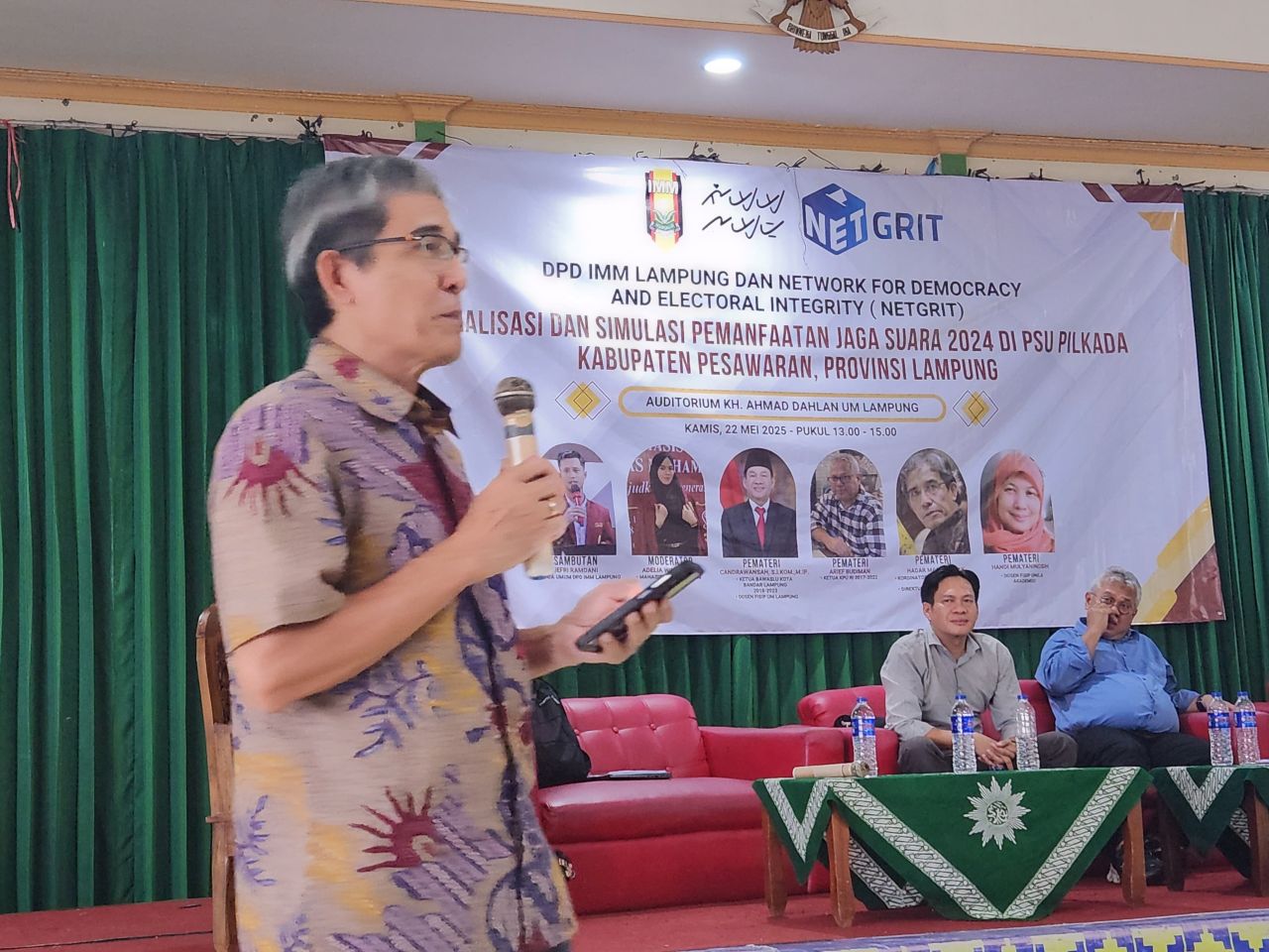 Jelang PSU Pilkada Pesawaran, NETGRIT Gelar Sosialisasi Pemanfaatan Aplikasi JagaSuara2024