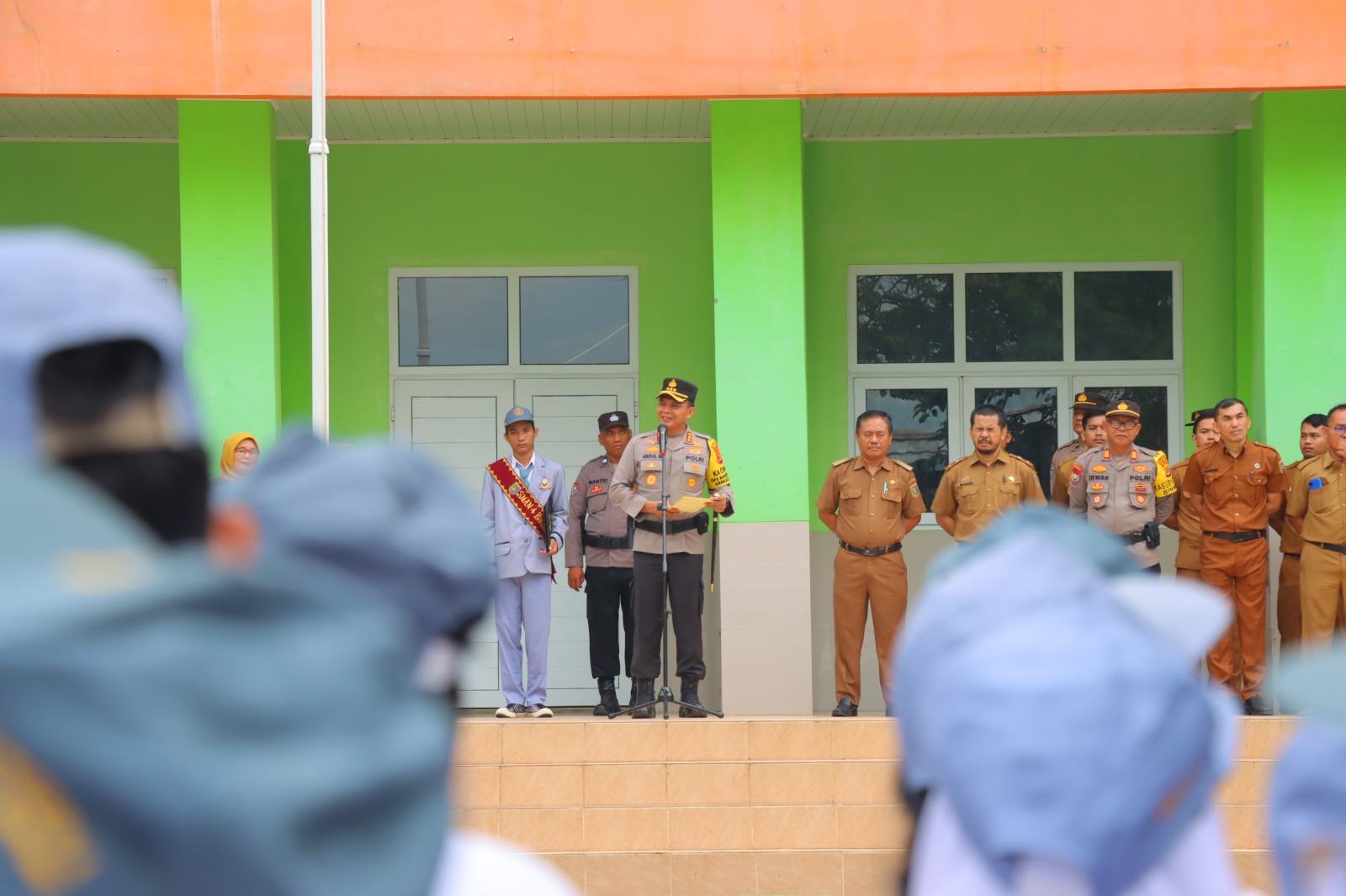 Kapolresta Bandar Lampung Imbau Siswa Jauhi Narkoba dan Judi, Patuhi Guru dan Orang Tua