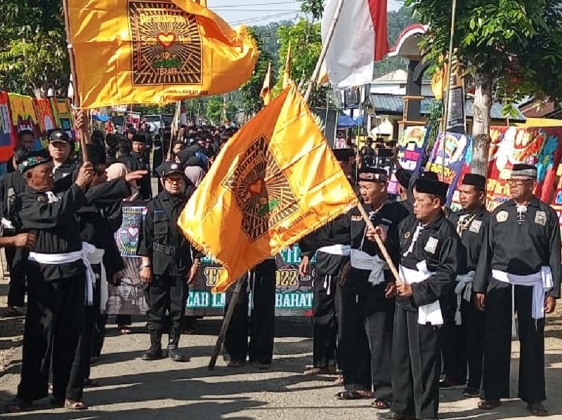 Ribuan Pendekar PSHT Lampung Barat Ramaikan Perayaan Satu Abad 