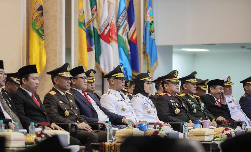 Gubernur Lampung Ikuti Detik-Detik Proklamasi Secara Virtual