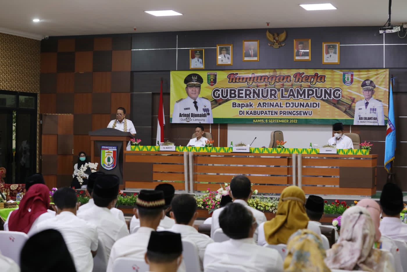 Kunker ke Pringsewu, Arinal Minta Camat-Kepala Pekon Bersinergi Mewujudkan Lampung Berjaya