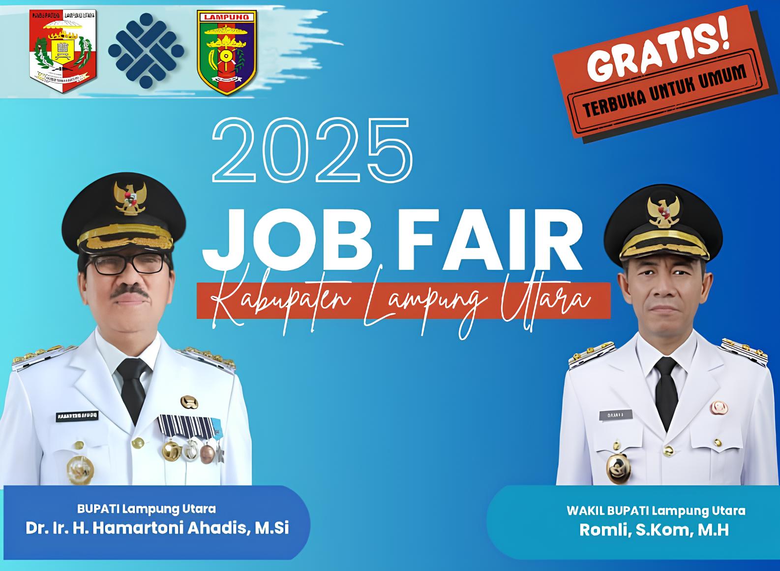 Pemkab Lampung Utara Gelar Job Fair 2025 di Stadion Sukung Kotabumi, Catat Tanggalnya
