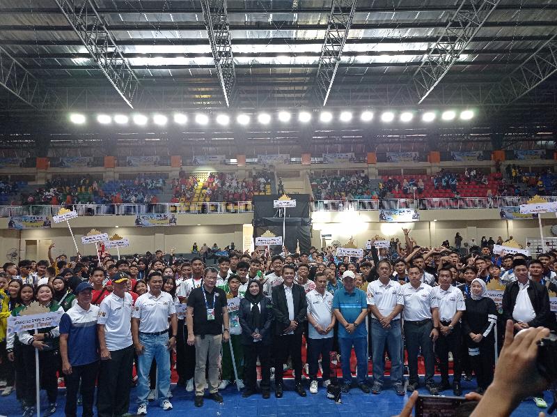 Peresmian GOR Siger Sekaligus Gelar Kejurnas Voli U-19 Tahun 2024