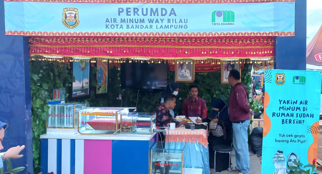 Bandarlampung Expo 2022, Perumda Way Rilau Sediakan Cek Lab Air Gratis