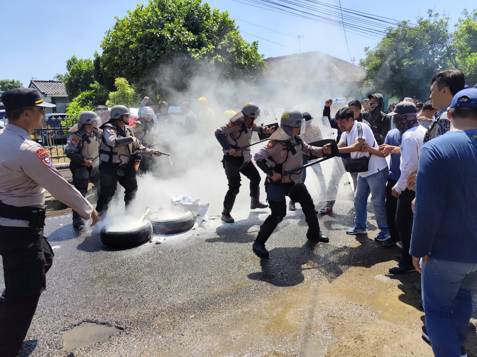 Jelang Pilkada Serentak 2024, Polres Lampung Utara Gelar Simulasi Sispamkota 