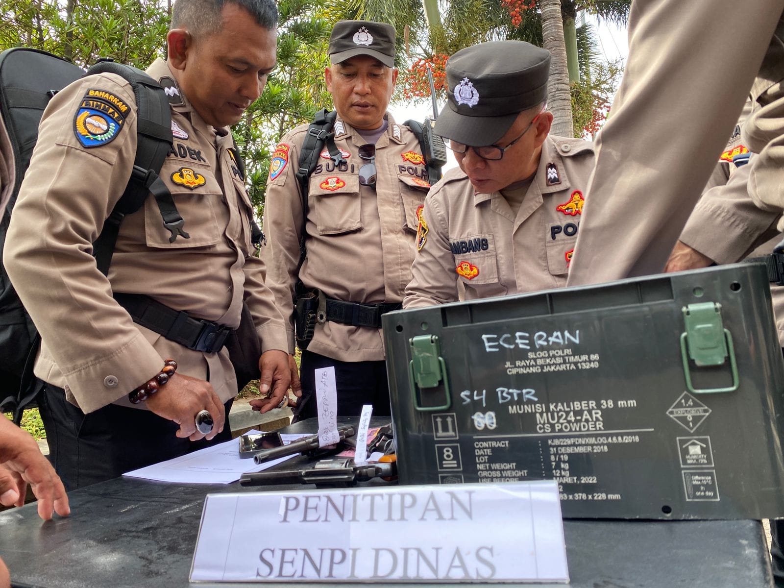 Polresta Bandar Lampung Pastikan Pengamanan TPS Tanpa Senjata Api