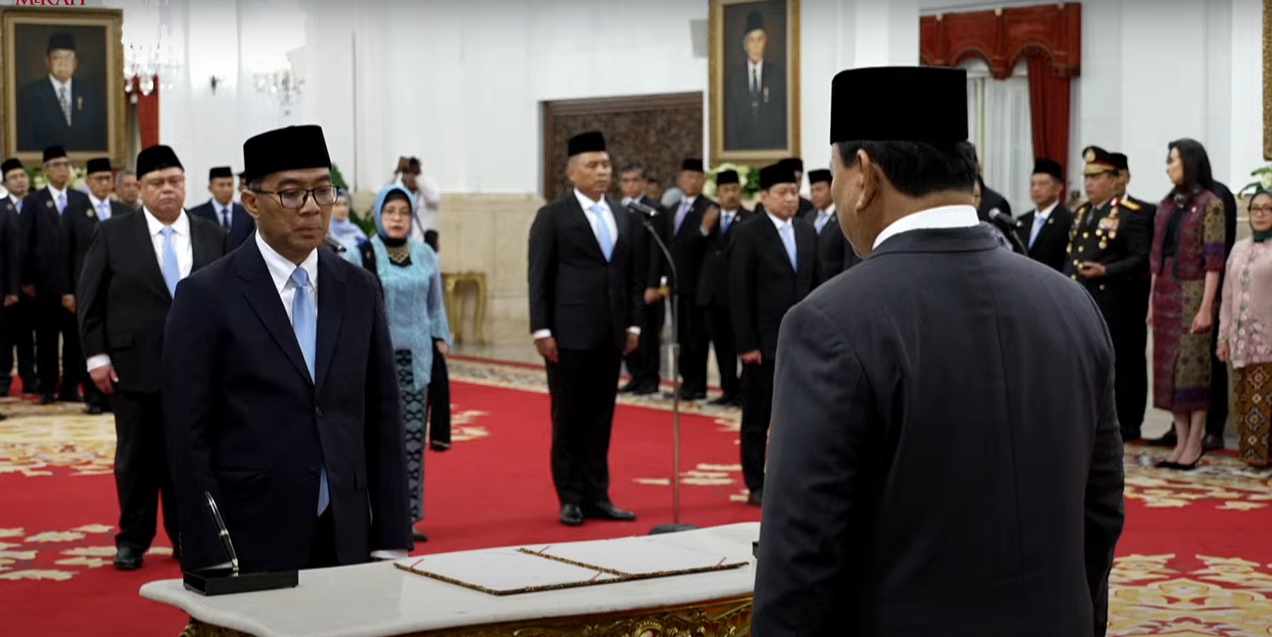 Presiden Prabowo Lantik Brian Yuliarto sebagai Mendiktisaintek Baru