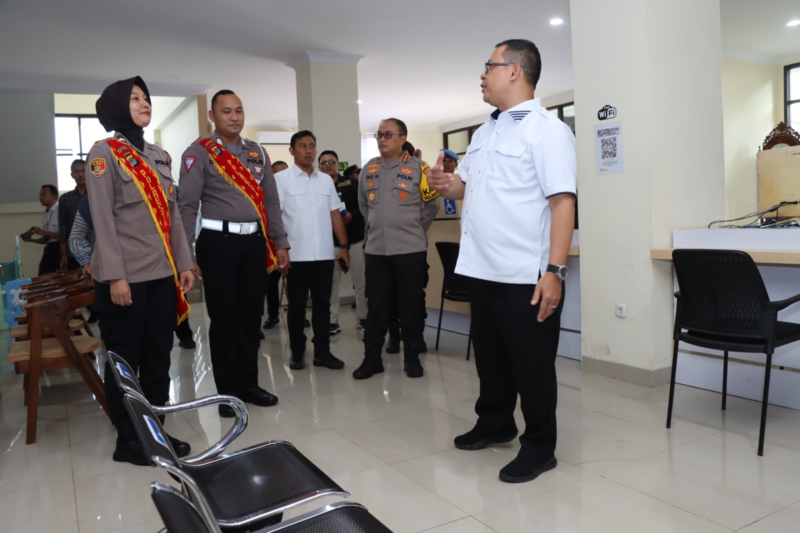 Polresta Bandar Lampung Menerima Kunjungan Tim Kemenpan RB dan Mabes Polri