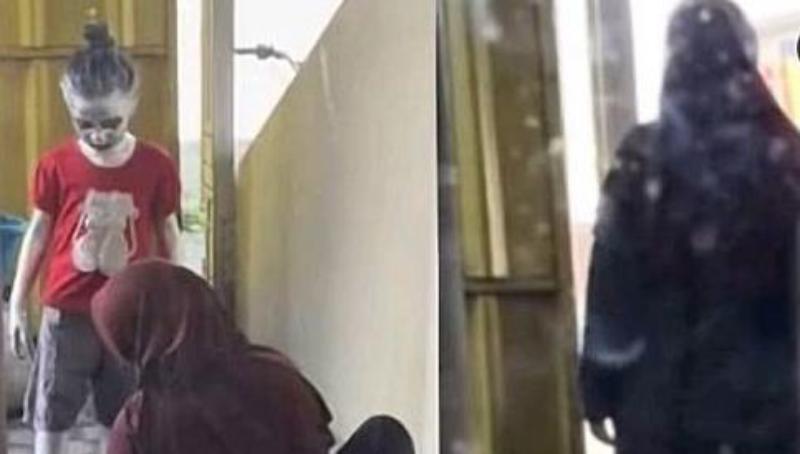 Ibu Pekerjakan Anak Jadi Manusia Silver di Lampung Jadi Viral