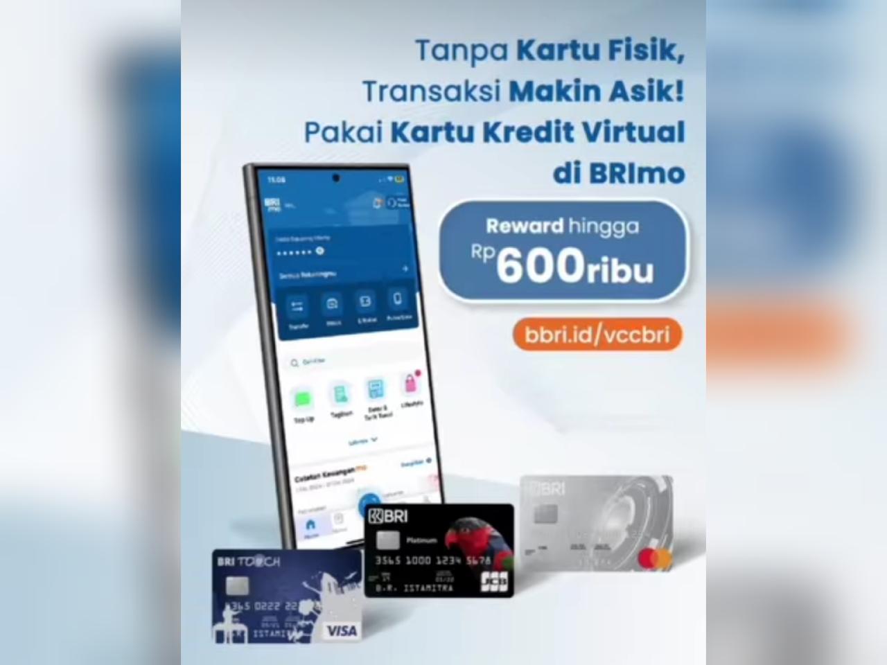 Fitur Kartu Virtual BRImo, Pilihan Tepat untuk Transaksi Modern