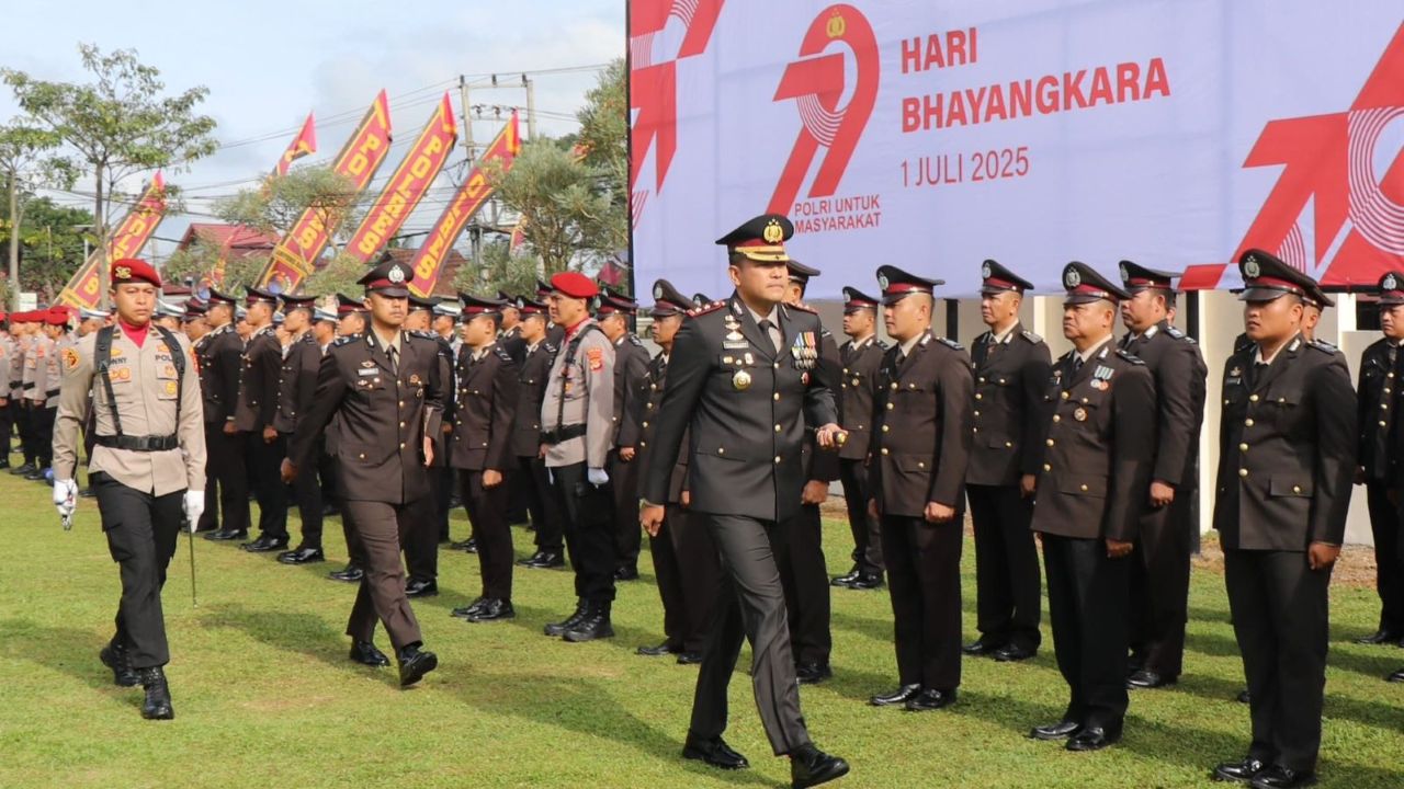HUT Bhayangkara ke-79, Polres Lambar Tegaskan Komitmen Melayani Masyarakat