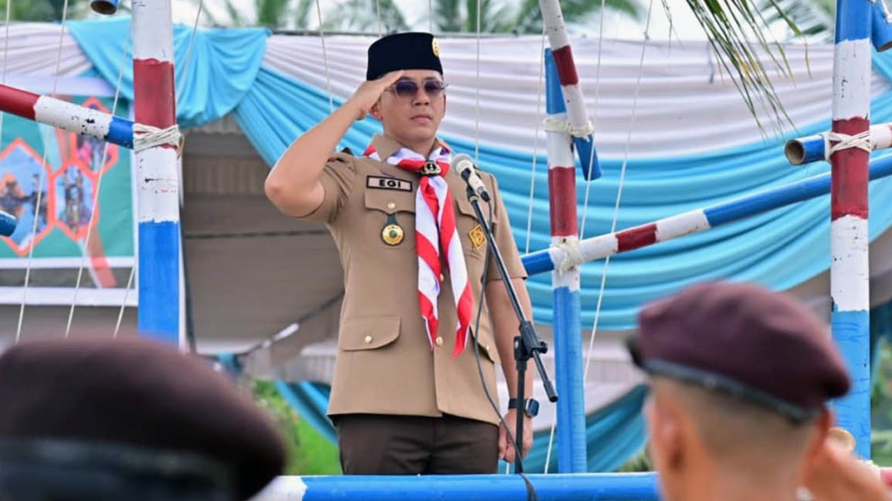 Bupati Egi Ajak Pramuka Jadi Garda Ketahanan Bangsa di Hari Pramuka ke-64