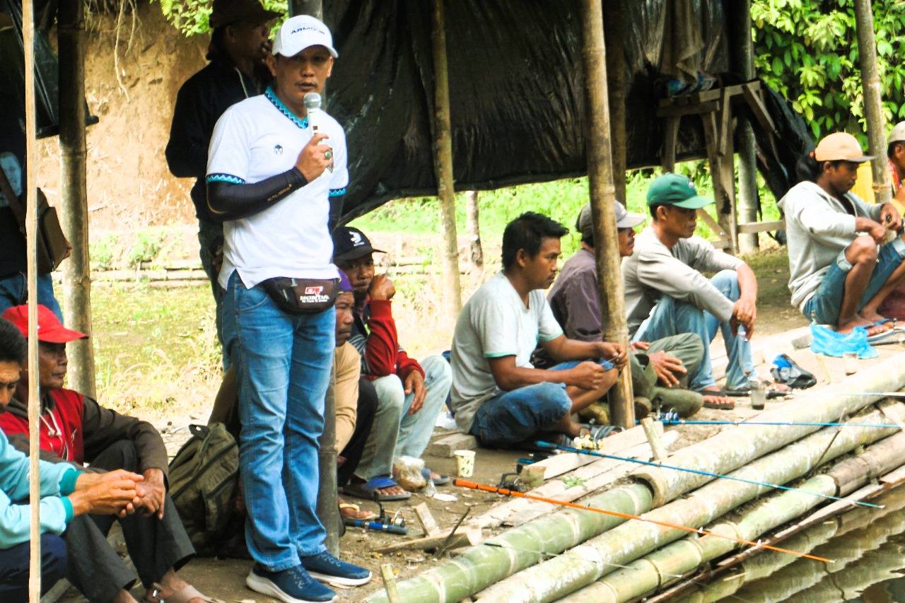 Relawan Bambang Kusmanto Gelar Mancing Bersama di Sejumlah Tempat, Ratusan Angler Andil Bagian