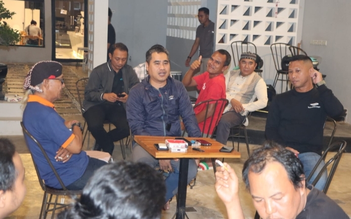 Buka Ajang Diskusi, Kapolres Pringsewu Ngopi dengan Wartawan