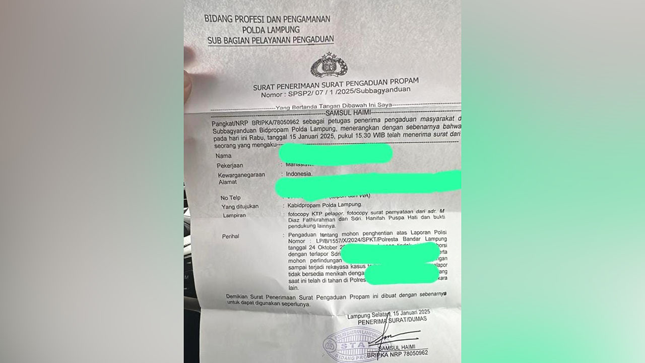 Miris! Seorang Wanita di Lampung Selatan Jadi Korban Rekayasa Laporan Kasus Aborsi