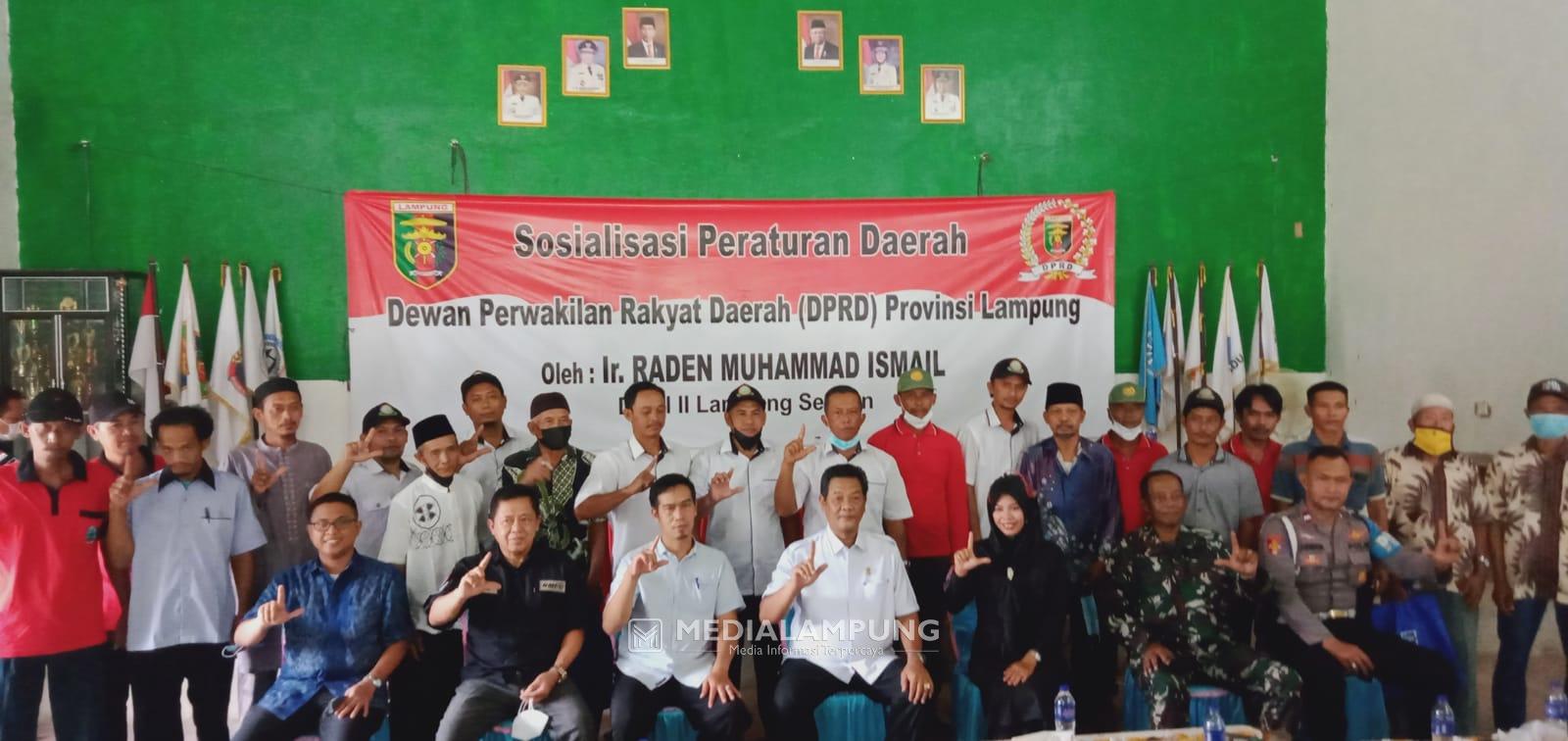 Wakil Ketua DPRD Lampung Sosialisasikan Perda Kemandirian Pangan di Purwotani 