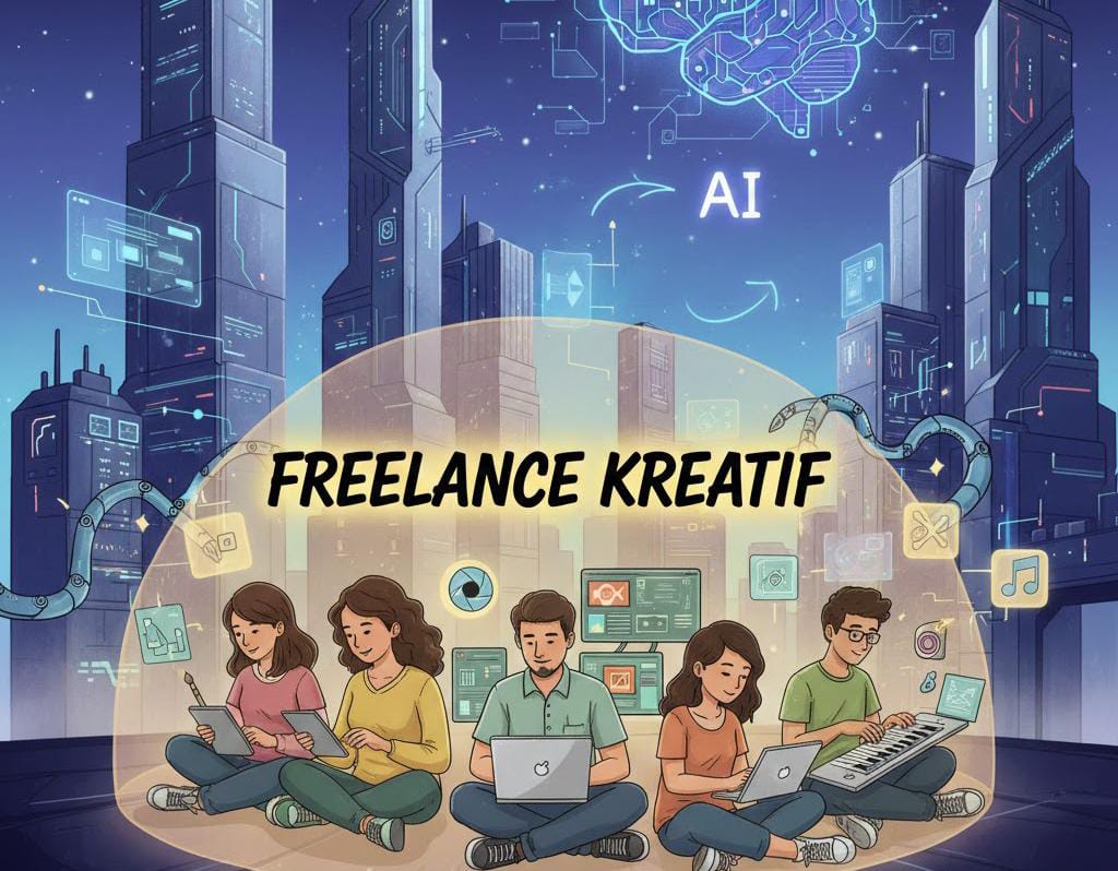 Saat AI Masuk Dunia Kerja, Freelance Kreatif Justru Bertahan