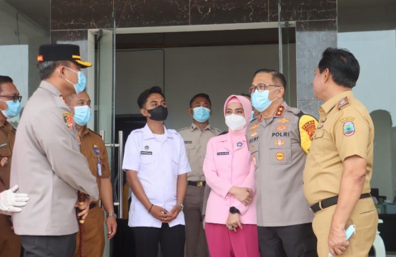 Kapolda Lampung Pantau Dua SPPG Polres Lampung Selatan 