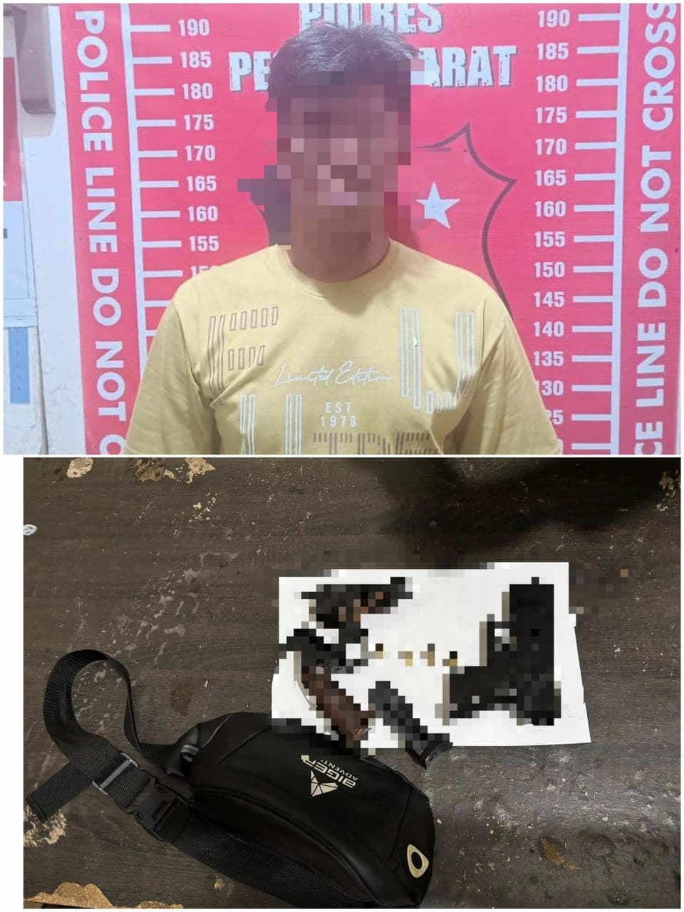 Tim Tekab 308 Amankan Pria Pemilik Senpi Ilegal di Pesisir Barat