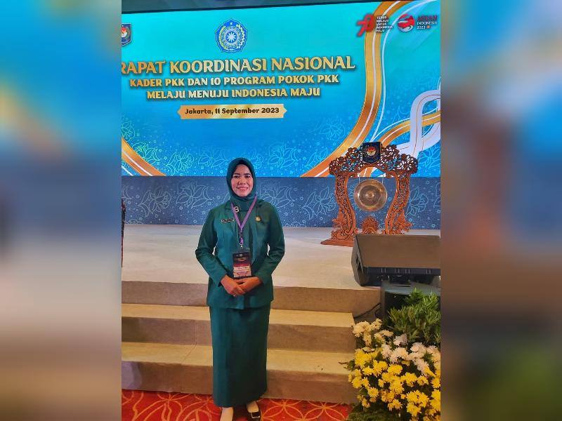 Ketua TP PKK Lampung Barat Zelda Nukman Hadiri Rakor PKK Tingkat Nasional 